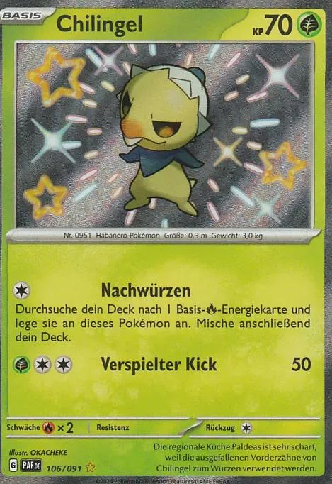 Pokemon Karte aus dem Set Paldeas Schicksale