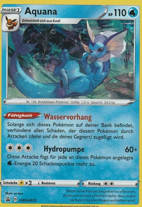 Pokemon Promo Karte aus Schwert und Schild