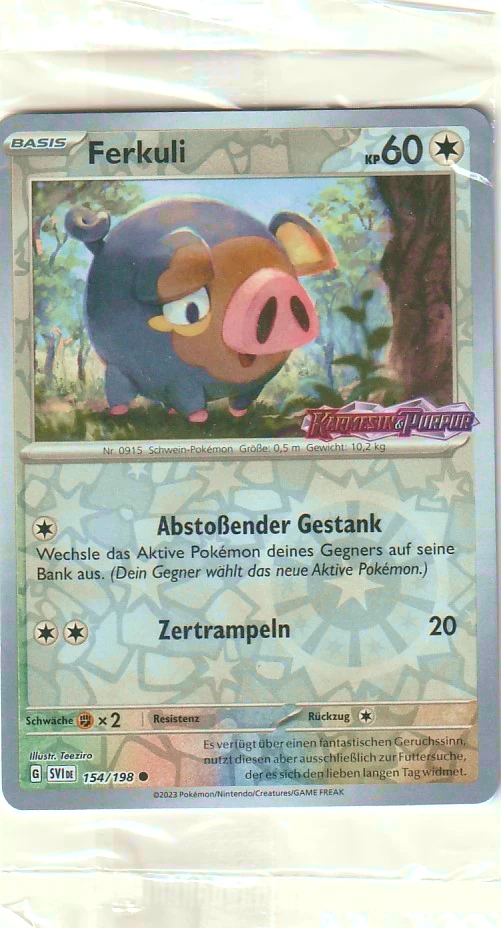 pokemon karte ferkuli promo