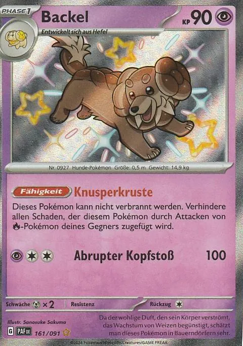 Pokemon Karte aus dem Set Paldeas Schicksale