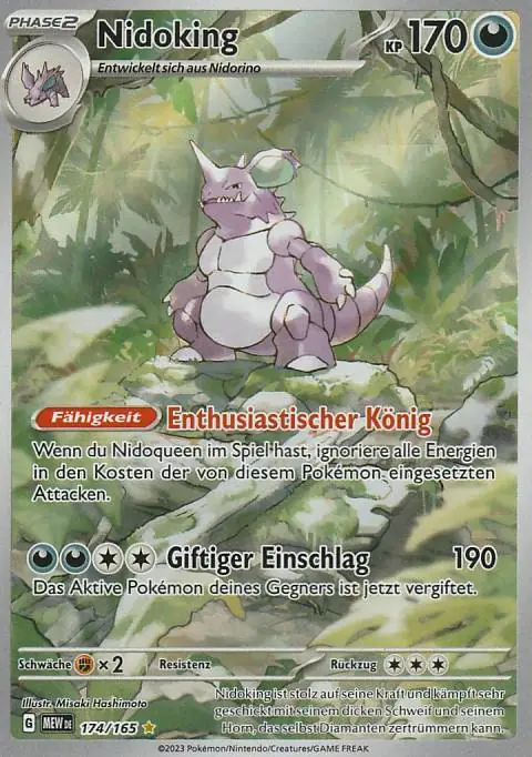 Pokemon Karte aus dem Set 151