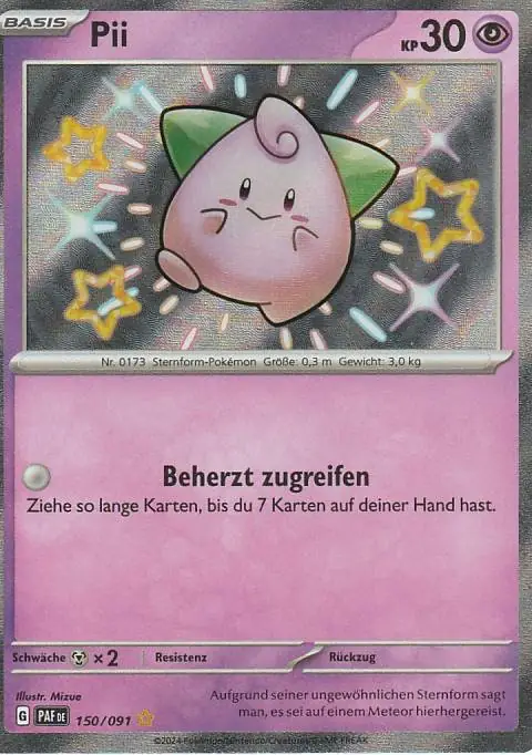 Pokemon Karte aus dem Set Paldeas Schicksale