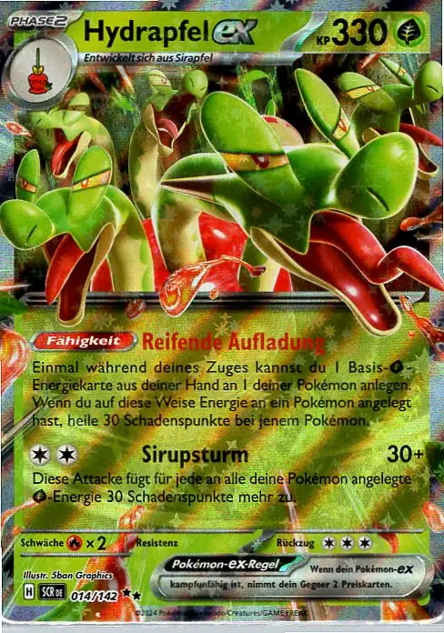 Hydrapfel EX (SCR 014) – Pokémon Ex Karte aus Stellarkrone in Deutsch