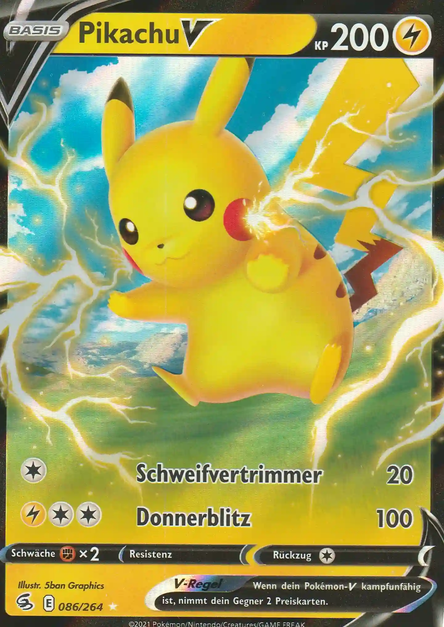 Pokemon Einzelkarte aus dem Set Fusionsangriff