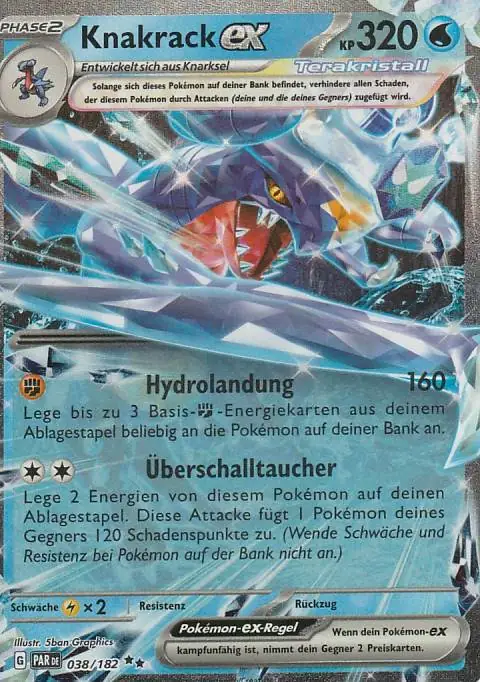 Pokemon Karte aus dem Set Paradoxrift