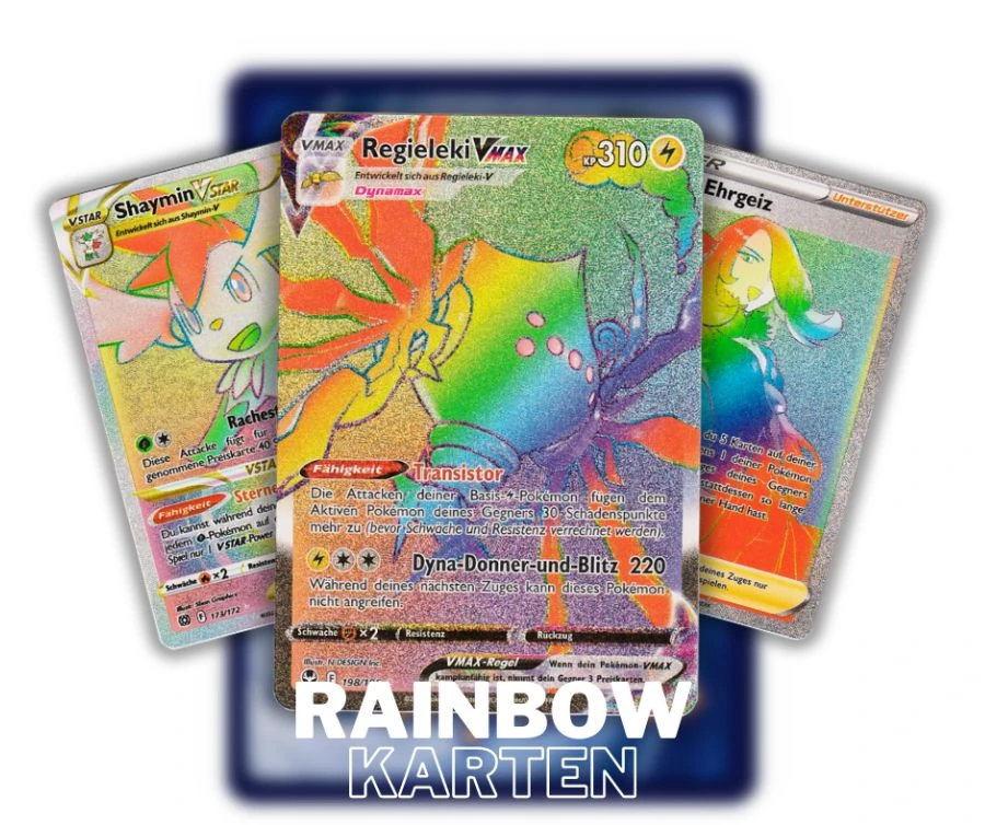 seltene pokemon rainbow karten kaufen