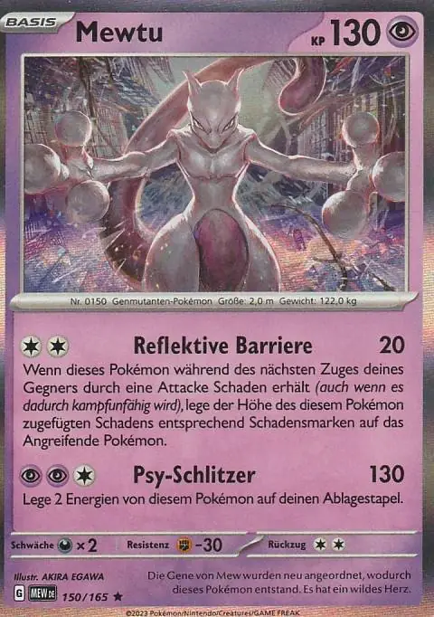 Pokemon Karte aus dem Set 151