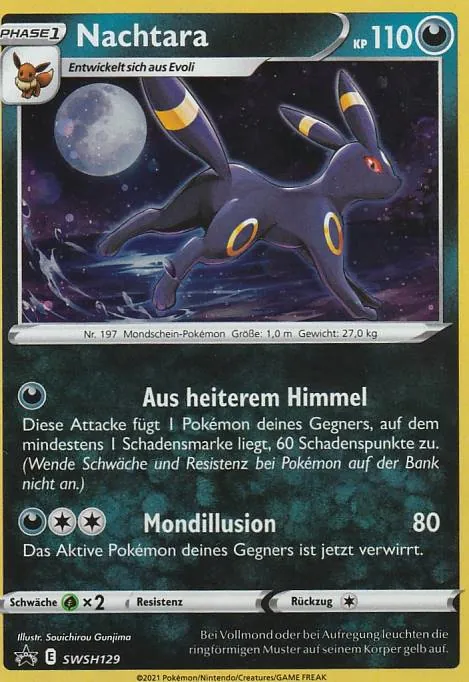 Pokemon Promo Karte aus Schwert und Schild