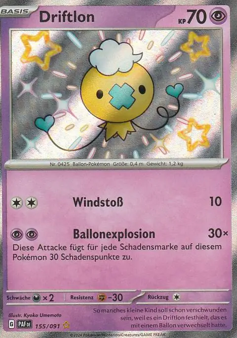 Pokemon Karte aus dem Set Paldeas Schicksale