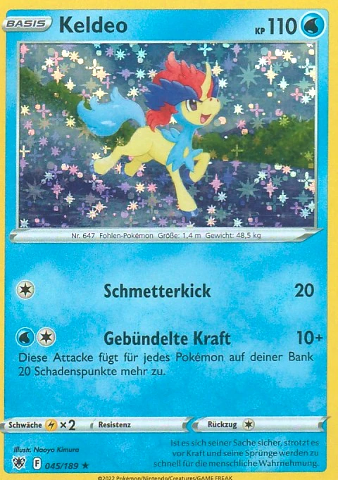 Pokemon Karte Keldeo Promo