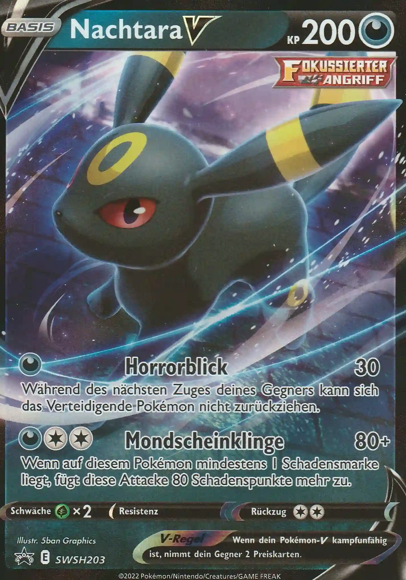 Pokemon Einzelkarte aus Schwert und Schild