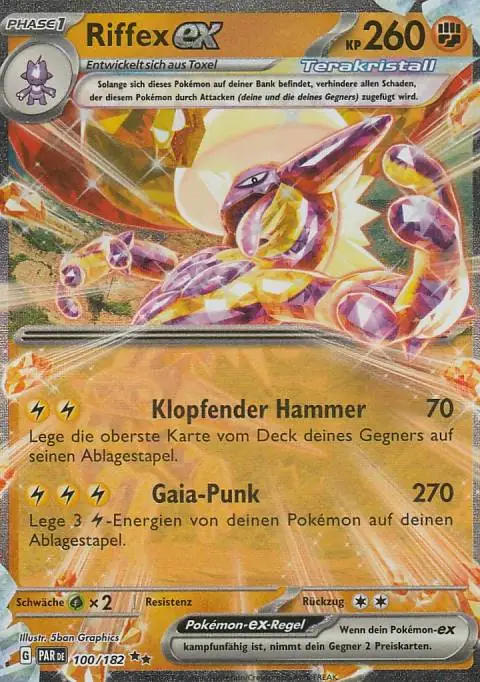 Pokemon Karte aus dem Set Paradoxrift