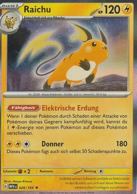 Pokemon Karte aus dem Set 151