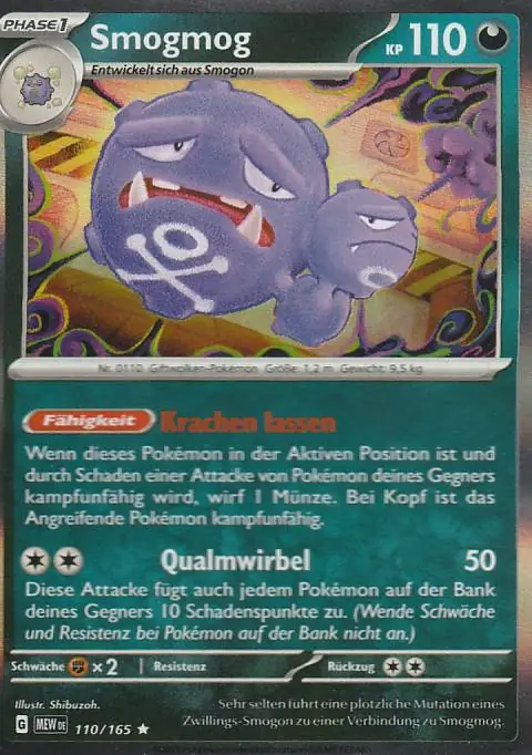 Pokemon Karte aus dem Set 151