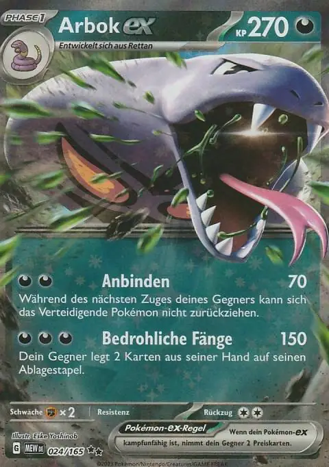 Pokemon Karte aus dem Set 151