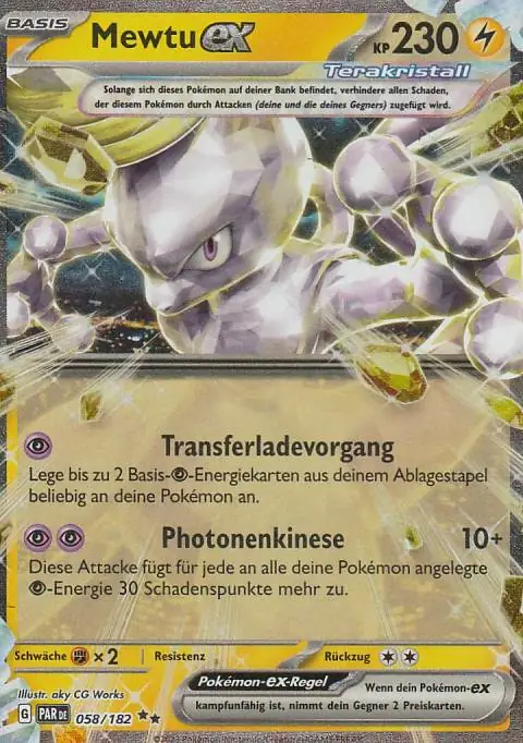 Pokemon Karte aus dem Set Paradoxrift