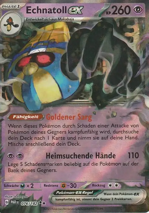 Pokemon Karte aus dem Set Paradoxrift