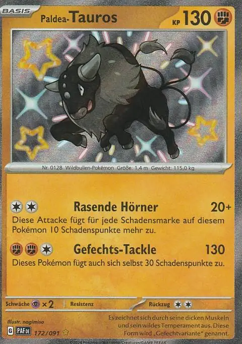 Pokemon Karte aus dem Set Paldeas Schicksale