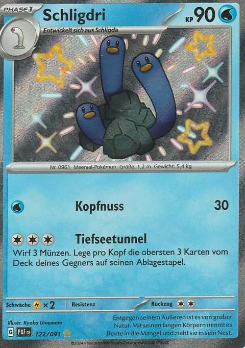 Pokemon Karte aus dem Set Paldeas Schicksale