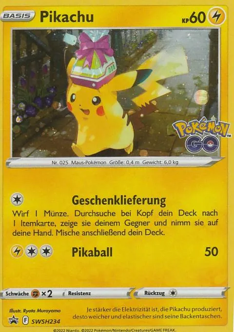 Pokemon Promo Karte aus Schwert und Schild