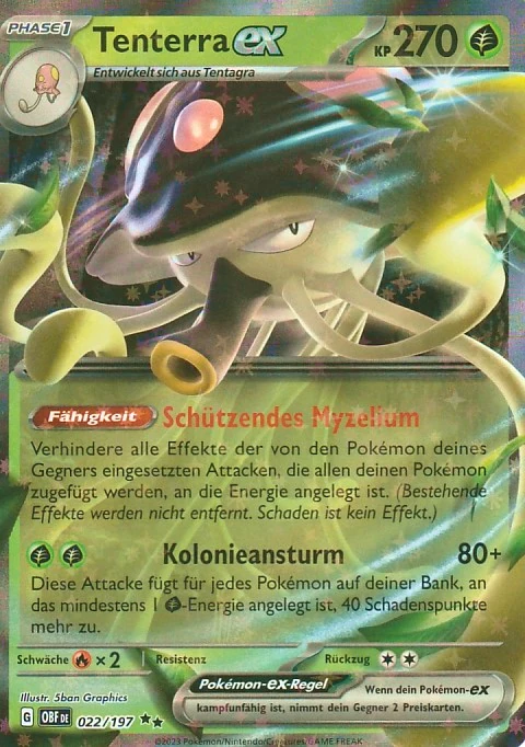 pokemon karte tenterra ex