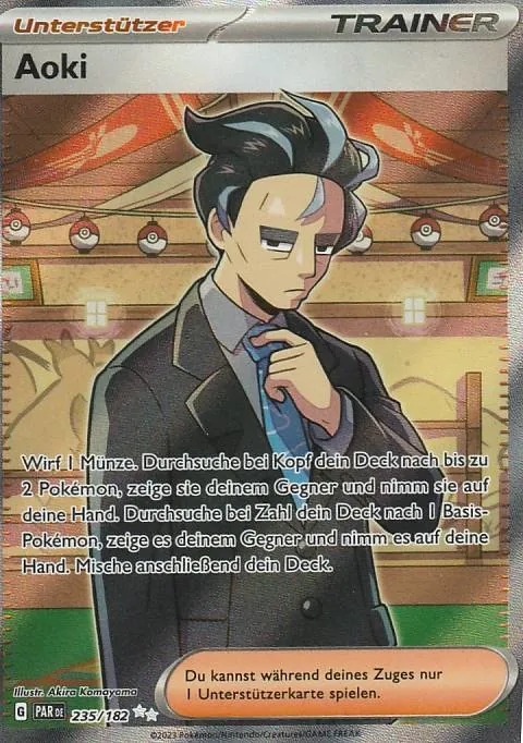 Pokemon Karte aus dem Set Paradoxrift