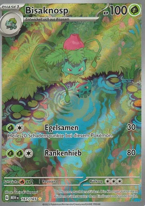 Pokemon Karte aus dem Set 151