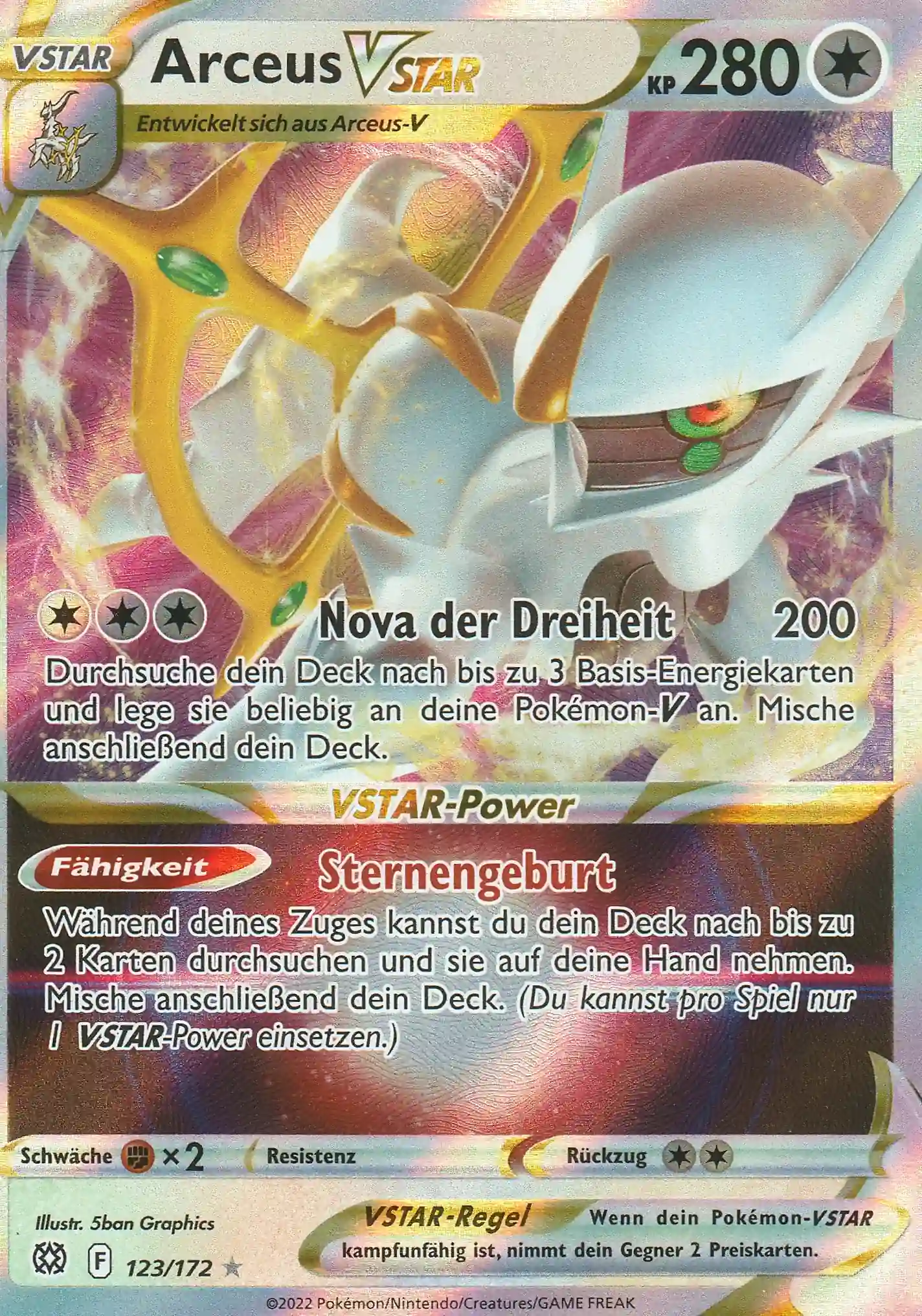 Pokemon Einzelkarte aus Strahlende Sterne