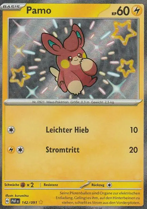 Pokemon Karte aus dem Set Paldeas Schicksale