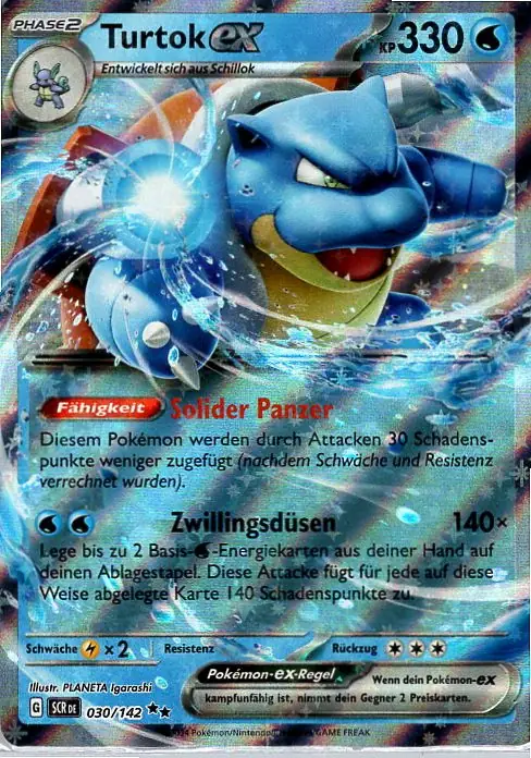 Turtok EX (SCR 030) – Pokémon Karte aus Stellarkrone in Deutsch