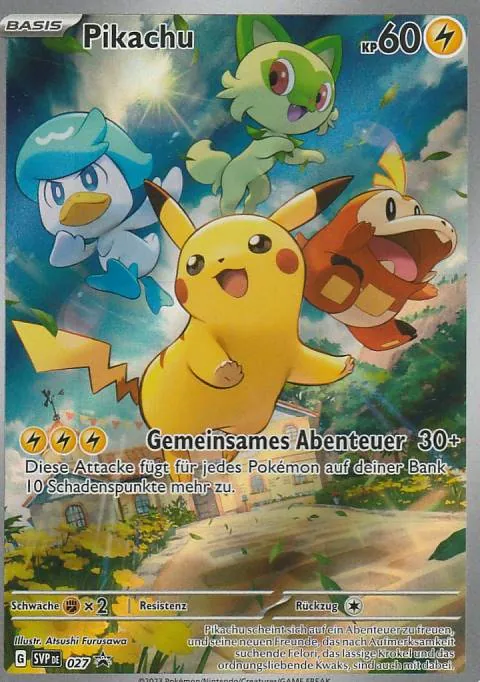 Pokemon Promo Karte aus Karmesin und Purpur