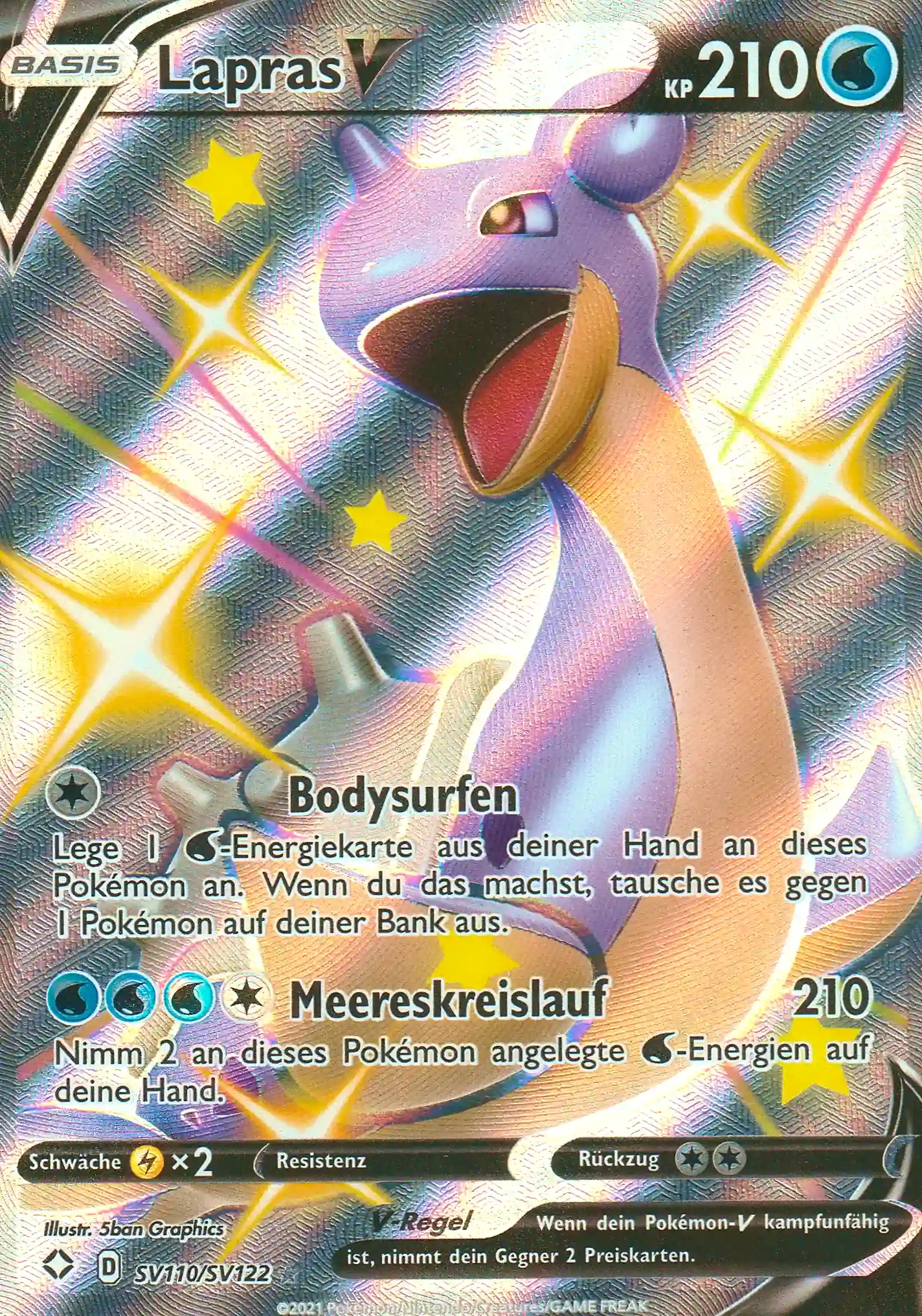 Pokemon Einzelkarte aus dem Set Glänzendes Schicksal