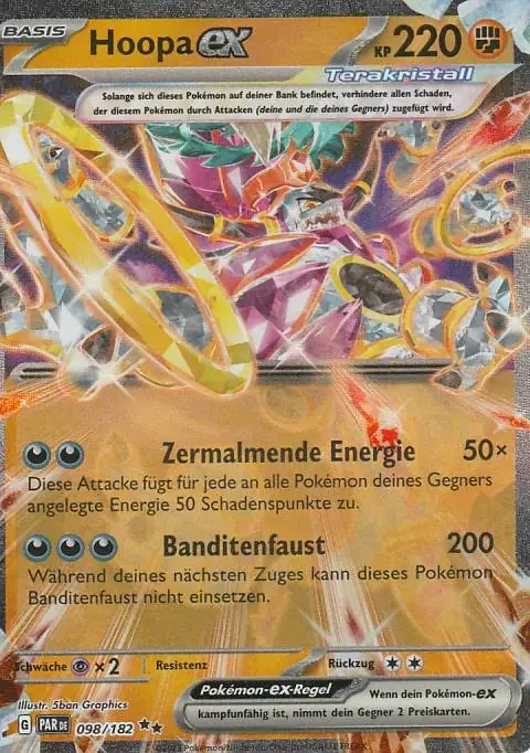 Pokemon Karte aus dem Set Paradoxrift