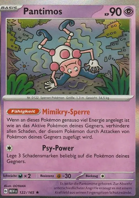 Pokemon Karte aus dem Set 151