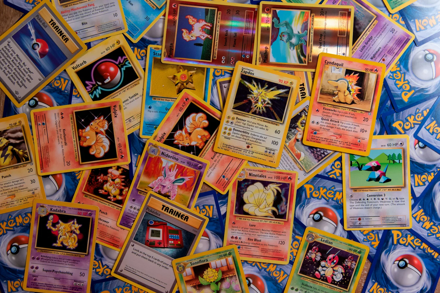 pokemon vintage karten sammlung