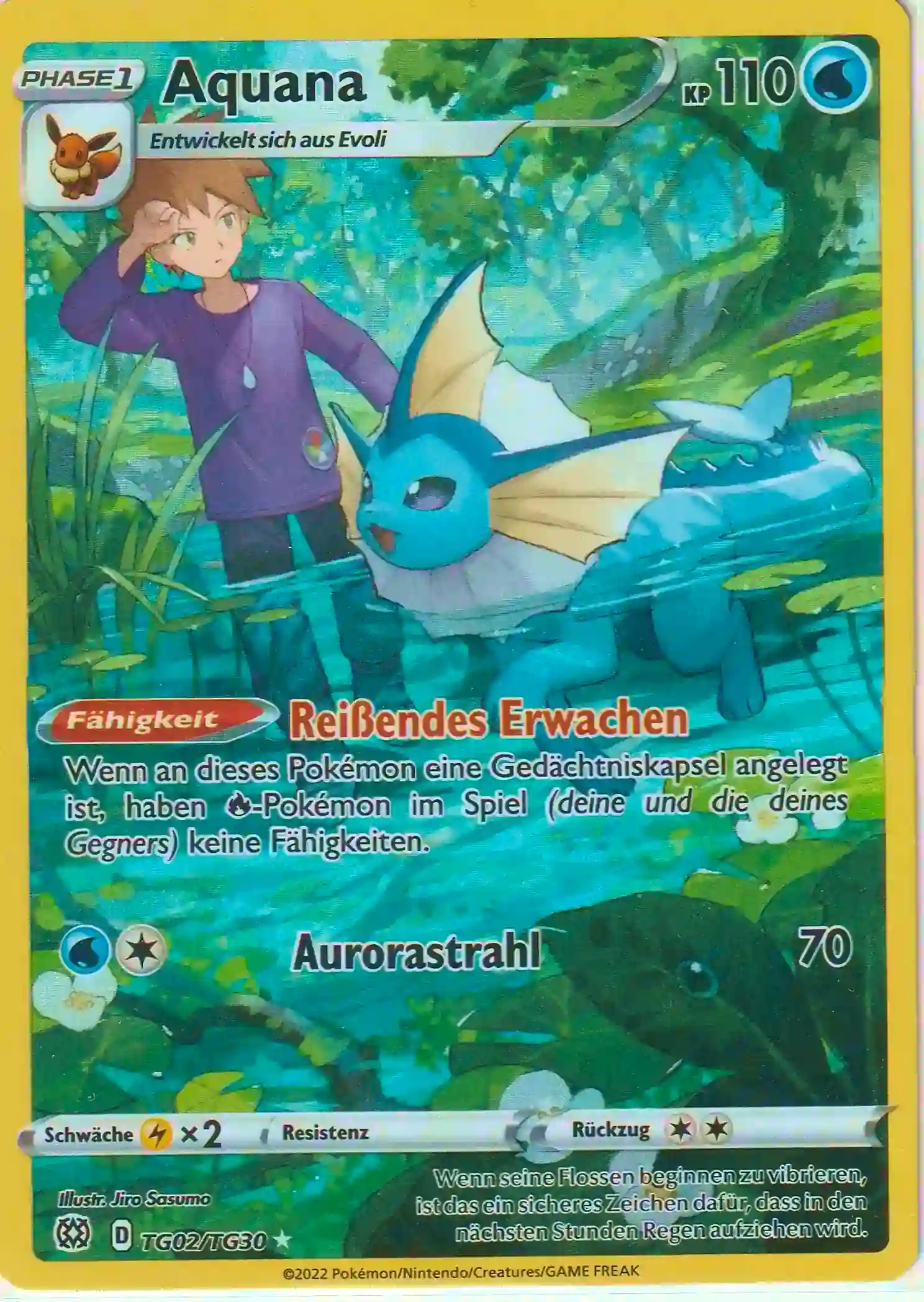 Pokemon Einzelkarte aus Strahlende Sterne