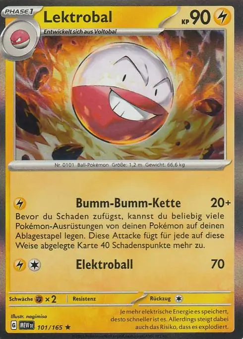 Pokemon Karte aus dem Set 151