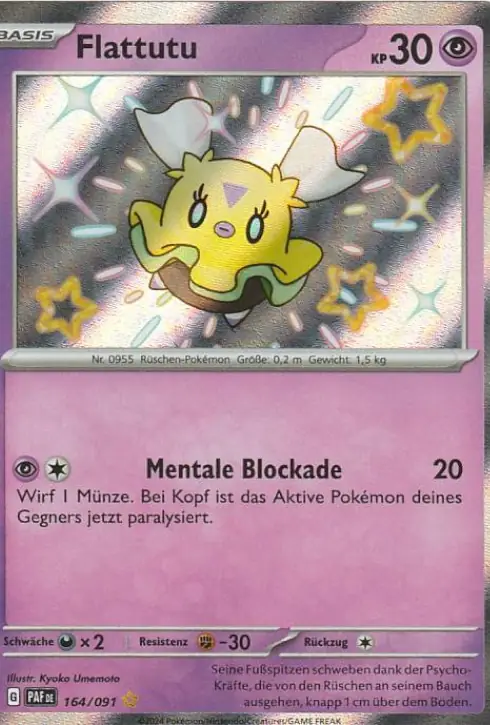 Pokemon Karte aus dem Set Paldeas Schicksale