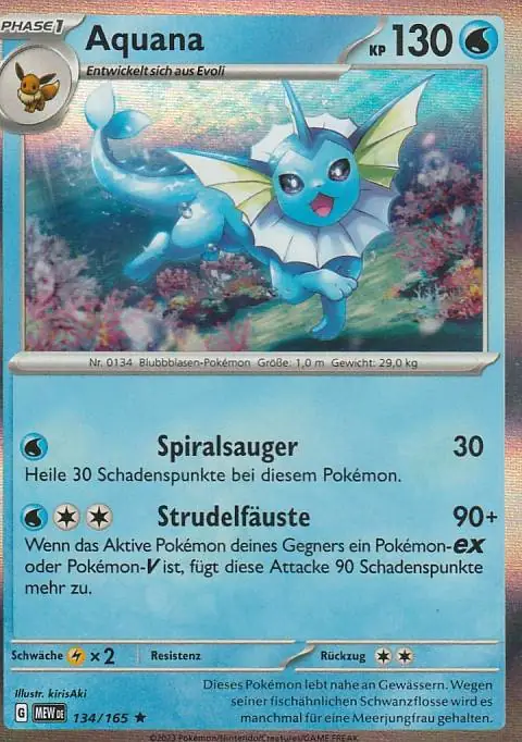 Pokemon Karte aus dem Set 151