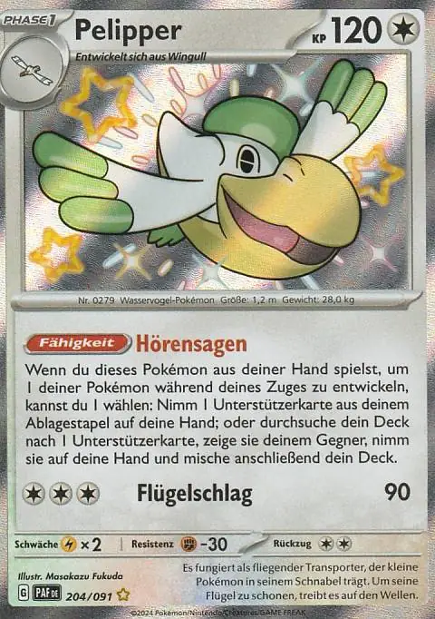 Pokemon Karte aus dem Set Paldeas Schicksale