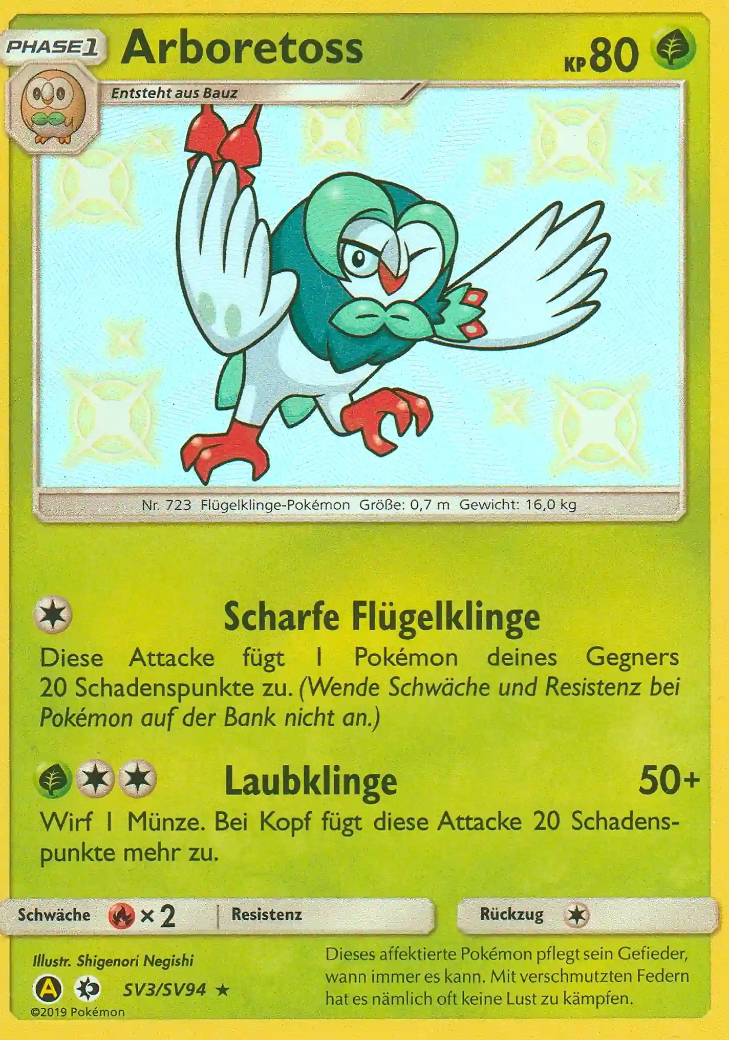 Pokemon Einzelkarte aus Verborgenes Schicksal