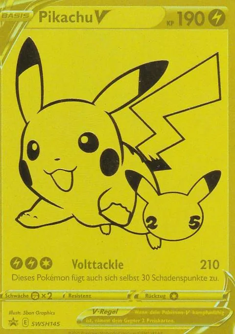 Pokemon Promo Karte aus Schwert und Schild