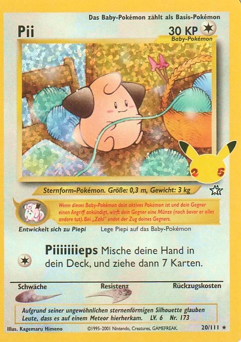 pokemon karte pii