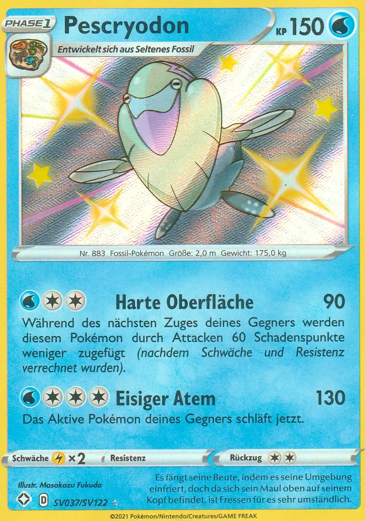 Pokemon Einzelkarte aus dem Set Glänzendes Schicksal