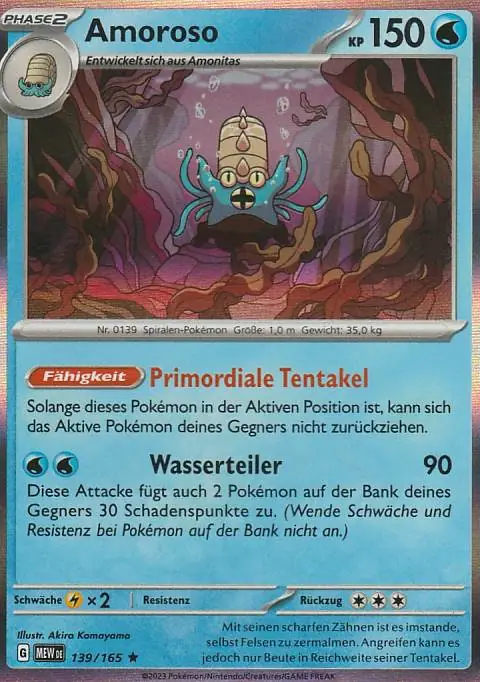 Pokemon Karte aus dem Set 151