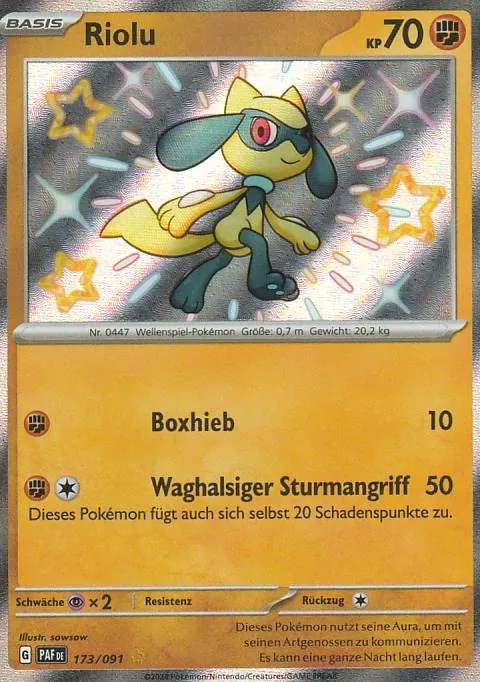 Pokemon Karte aus dem Set Paldeas Schicksale