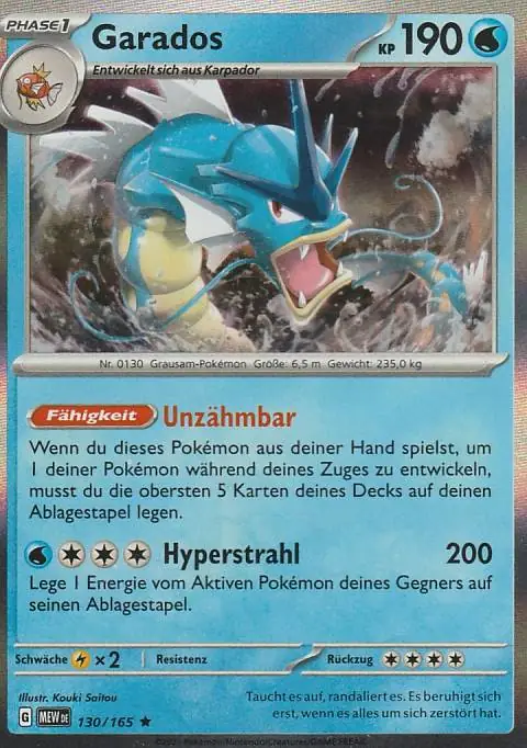 Pokemon Karte aus dem Set 151