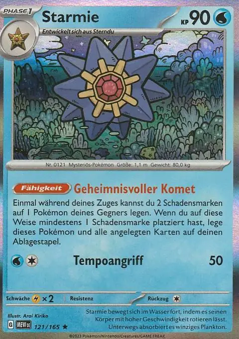 Pokemon Karte aus dem Set 151