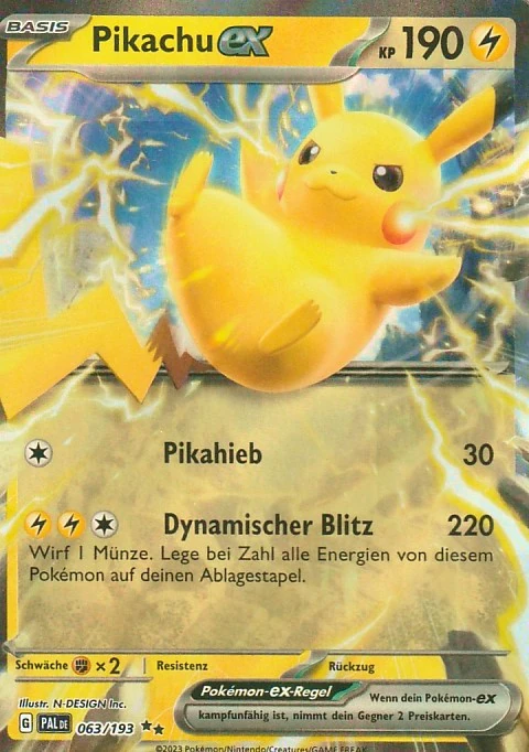 pokemon karte pikachu ex