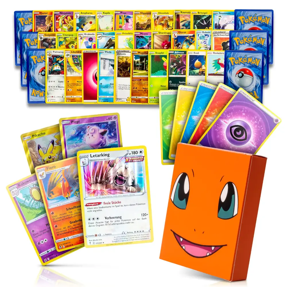 pokemon karten angebot set aus verschiedenen karten